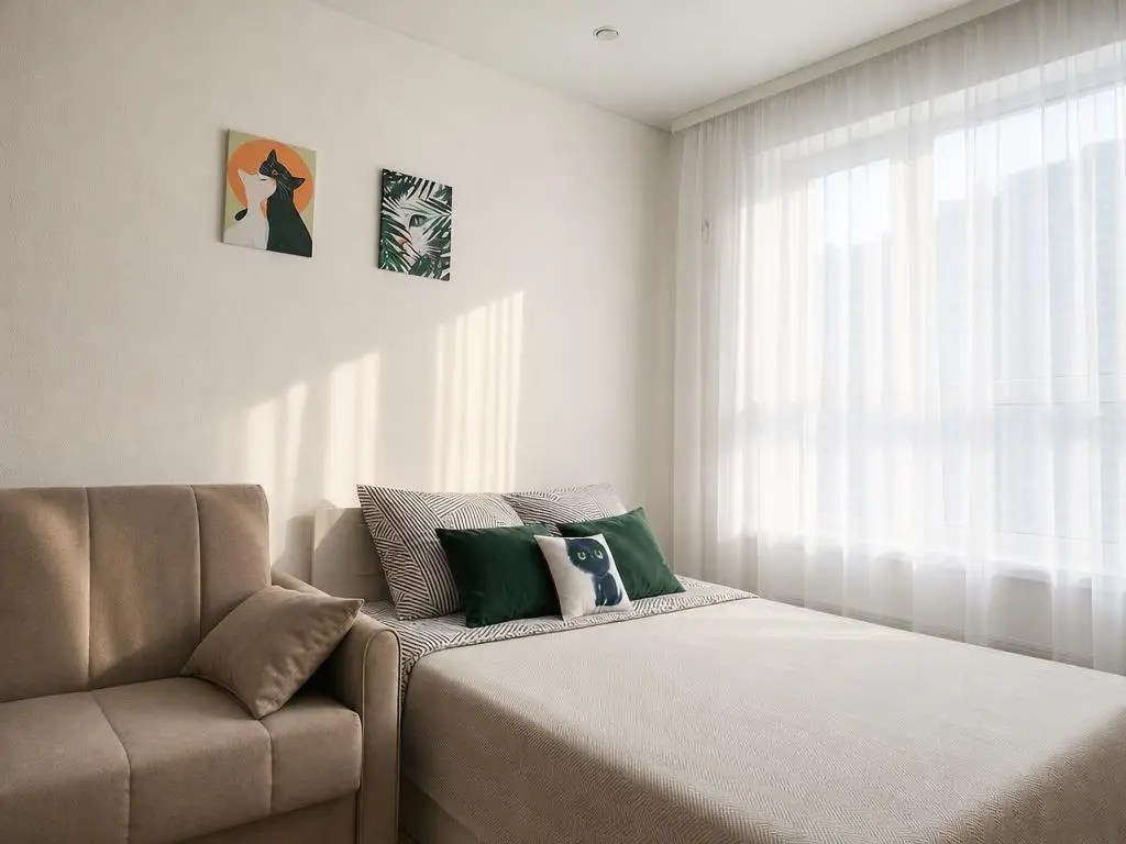 Квартира Студия 25 м² с Французским Балконом в Современном Жк на ул Академика Ландау  37 Идеальное Место для Комфортного Проживания в Екатеринбурге — фото 1