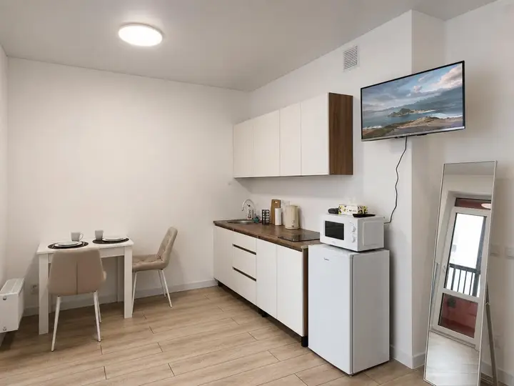 Екатеринбург: Квартира Студия 25 м² с Французским Балконом в Современном Жк на ул Академика Ландау 37 Идеальное Место для Комфортного Проживания в Екатеринбурге