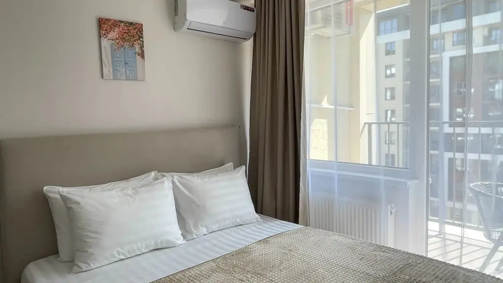 Апартаменты студия на 9 этаже DBL + DBL (диван) — фото 1
