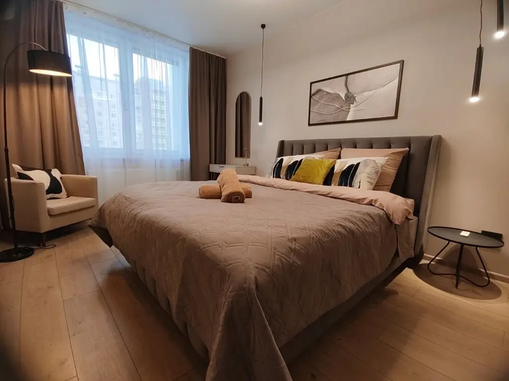 Нижний Новгород: Квартира 1К 42 м² 2 Кровати