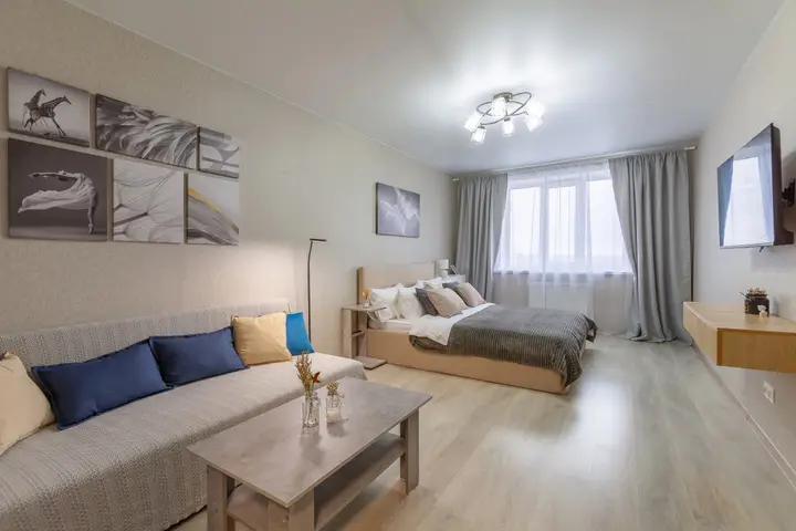 Самара: Апартаменты RentPlaza c шикарным видом на город