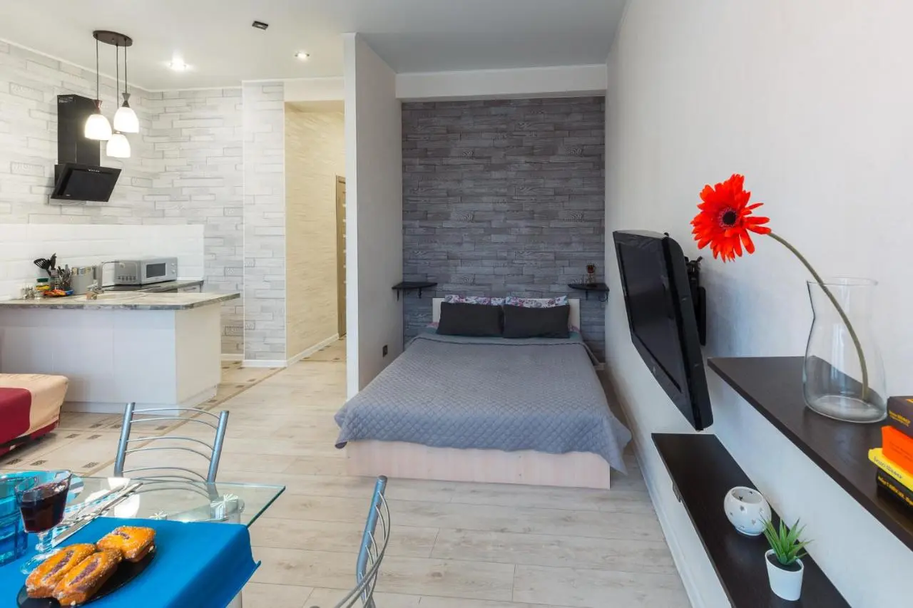 Белгород: Дизайнерская студия рядом с вокзалом - Сеть апартаментов Best Flat