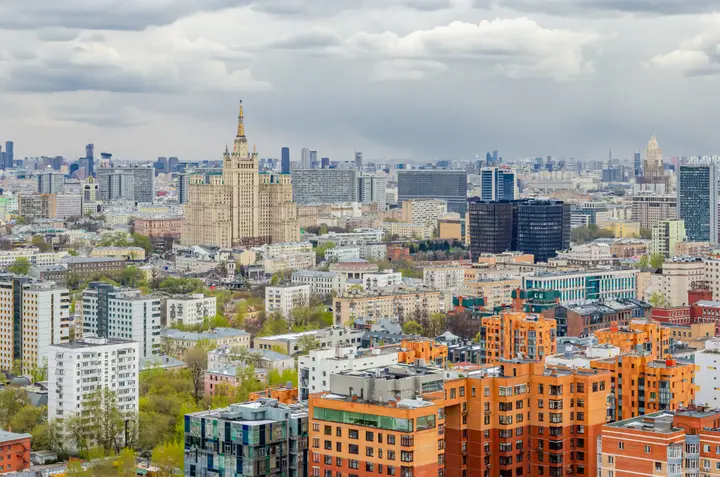 Москва: Апартаменты Изба / Пресня Сити Люкс с панорамным видом