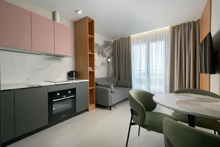Сочи: Апартаменты Стандарт двухкомнатный Sea View 5 корпус