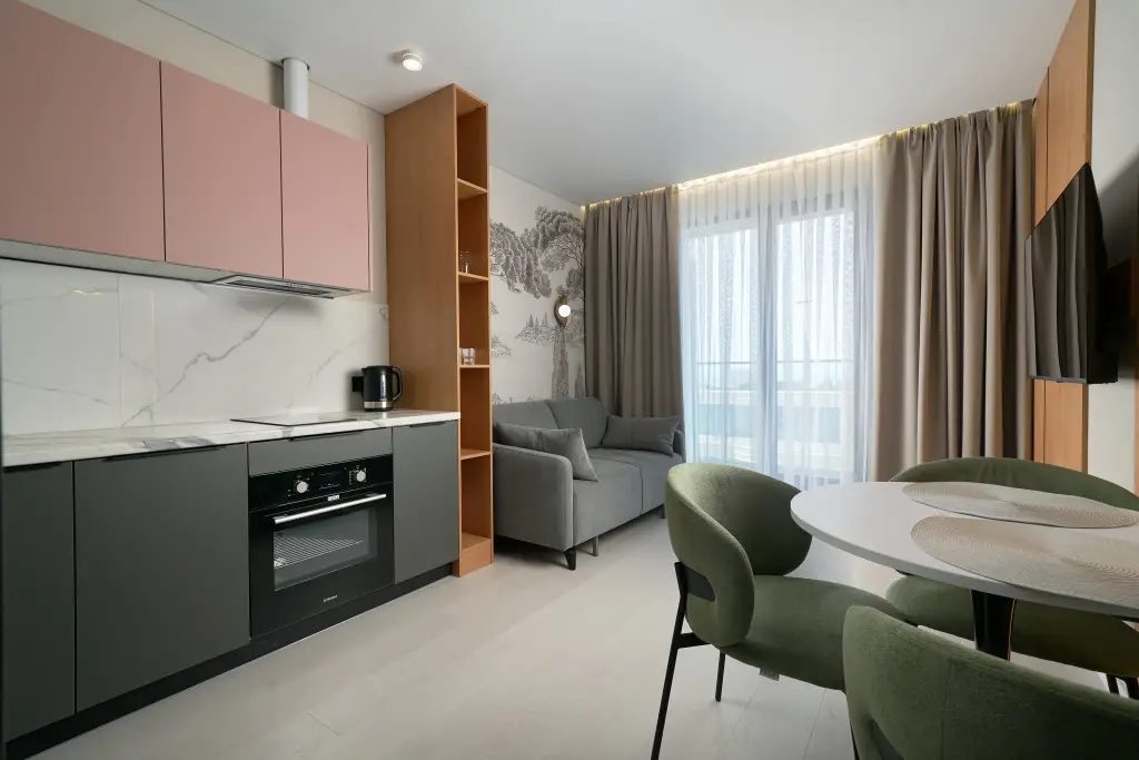 Сочи: Апартаменты Стандарт двухкомнатный Sea View 5 корпус