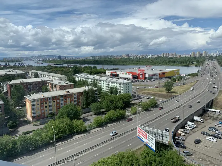 Красноярск: Квартира С панорамным видом на город с 13 этажа Б