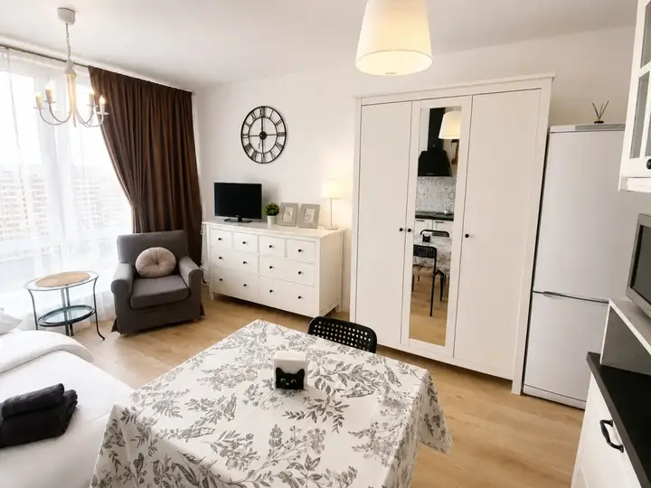 Зеленоград: Квартира Sky Lounge с Панорамными Окнами, 8 мин от МЦД Крюково