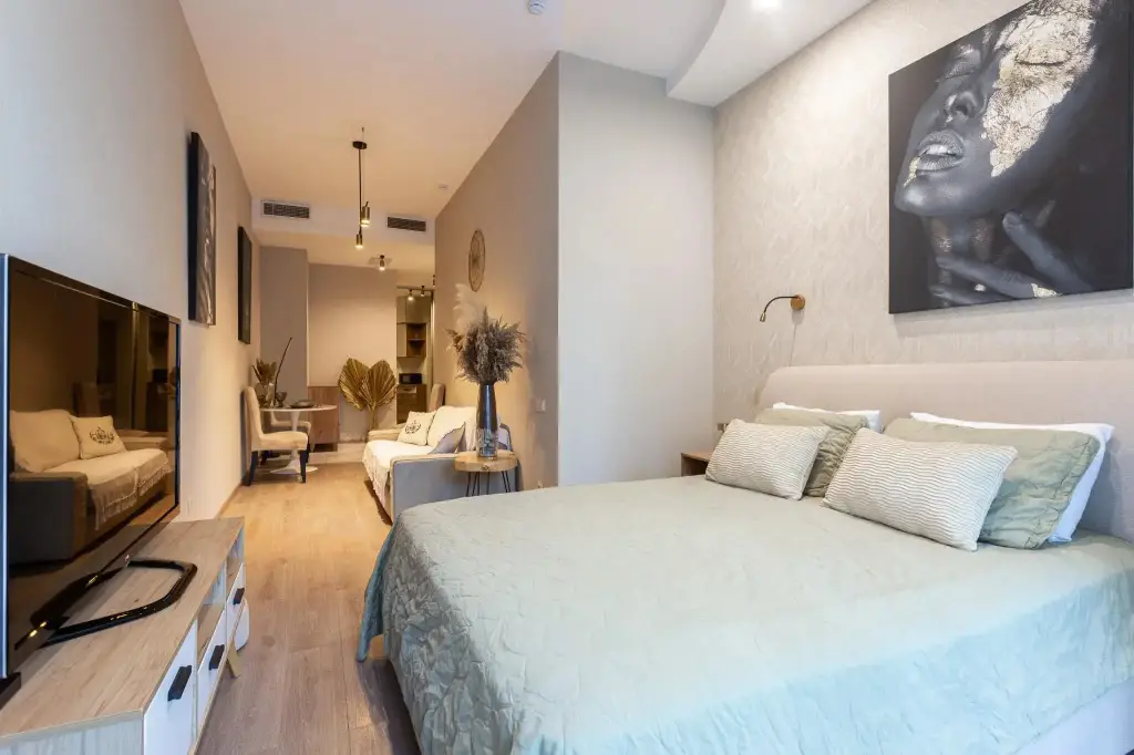 Сочи: Апартаменты Flat Inn в ЖК «Актер Гэлакси» на Курортном проспекте
