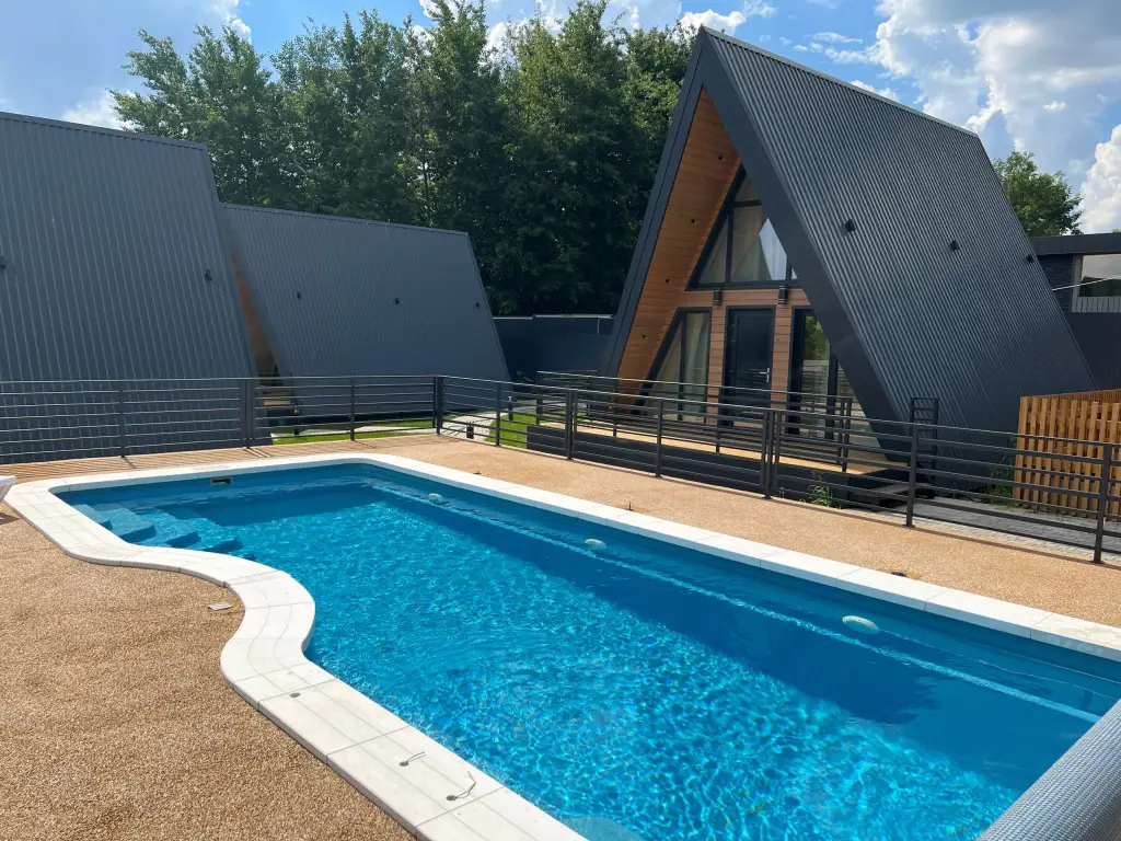 Частный дом A-Frame с Бассейном — фото 1