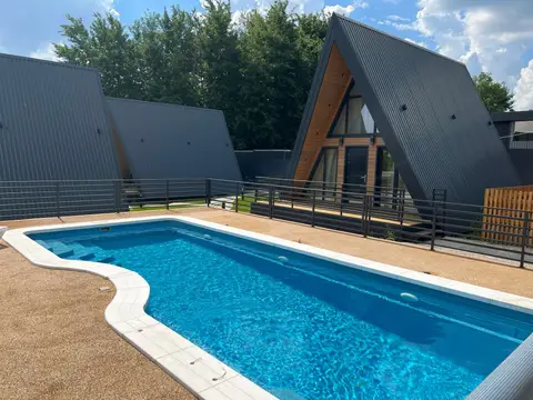 Частный дом A-Frame с Бассейном — фото 1