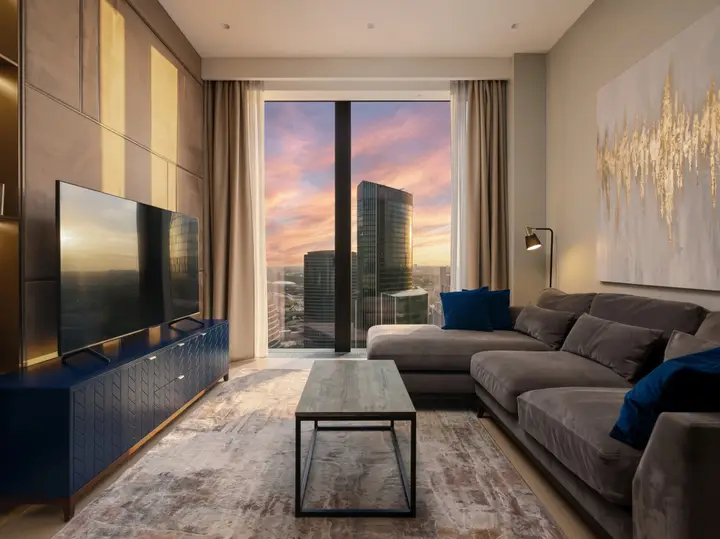 Москва: Апартаменты Neva Panorama City 60 этаж