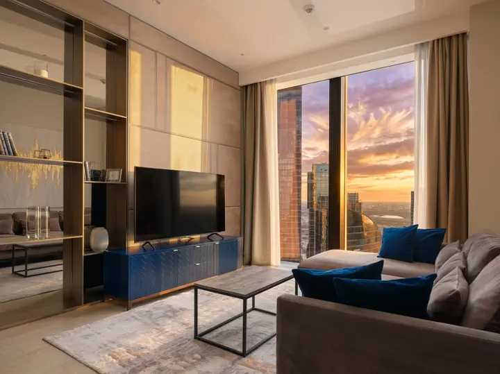 Москва: Апартаменты Neva Panorama City 60 этаж