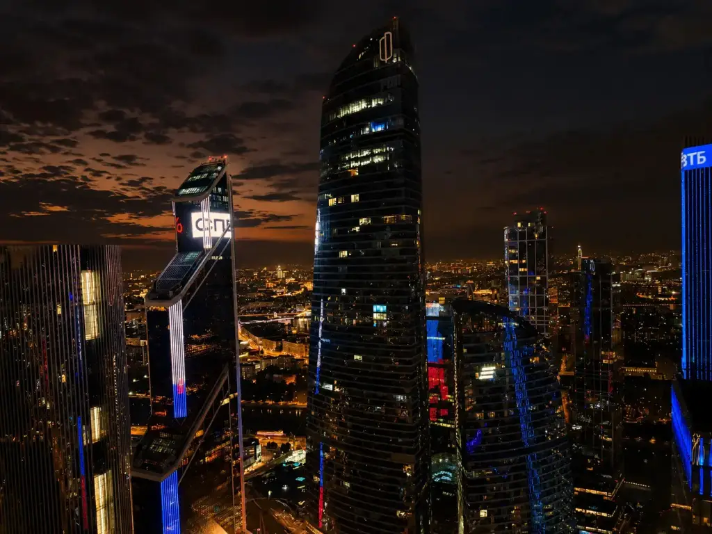 Москва: Апартаменты Sky City Moscow 63 этаж! Редкий вид на Москву! Большое окно! Закатная сторона! С Алисой и подсветкой!