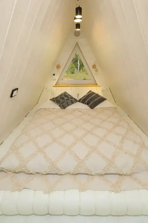 Октябрьский: Шале Krona Camp A-frame (white) 50 м2
