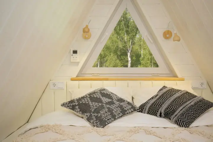 Октябрьский: Шале A-frame (white) 50 м2