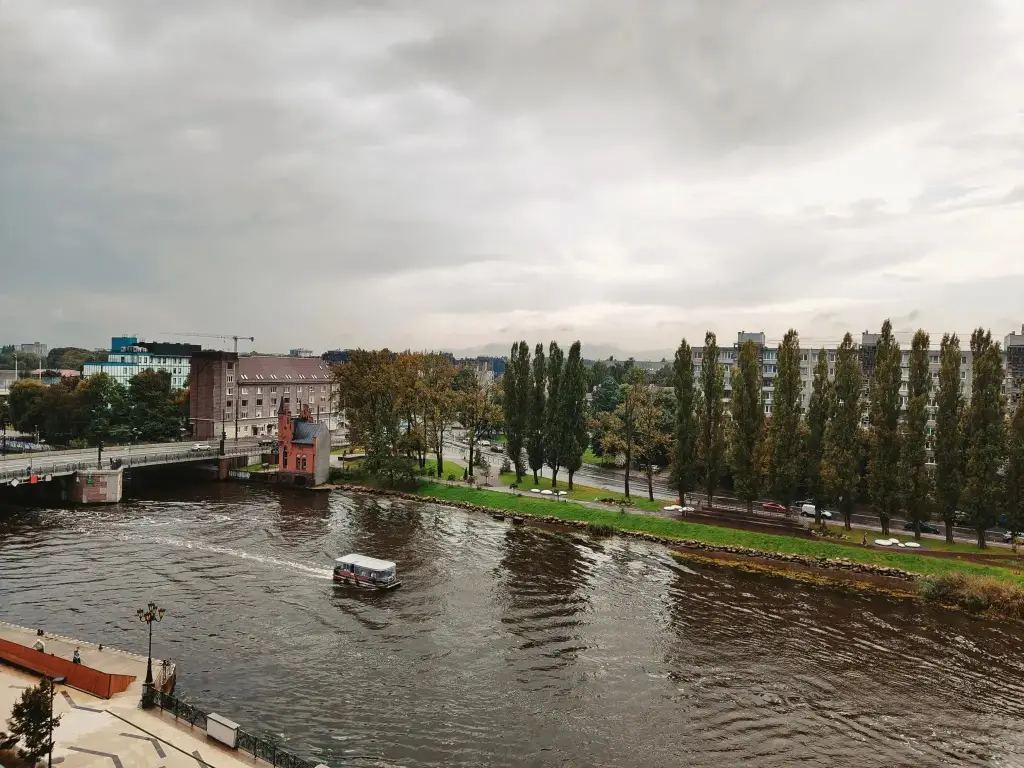 Калининград: Каникулы в Кениге с видом на реку в Рыбной деревне