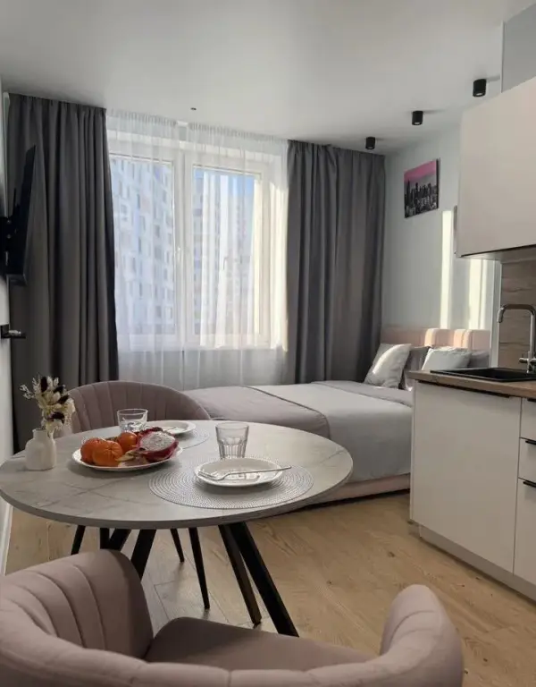 Квартира 19/1 Уютнaя cтудия у мeтро Ботанический сад — фото 1