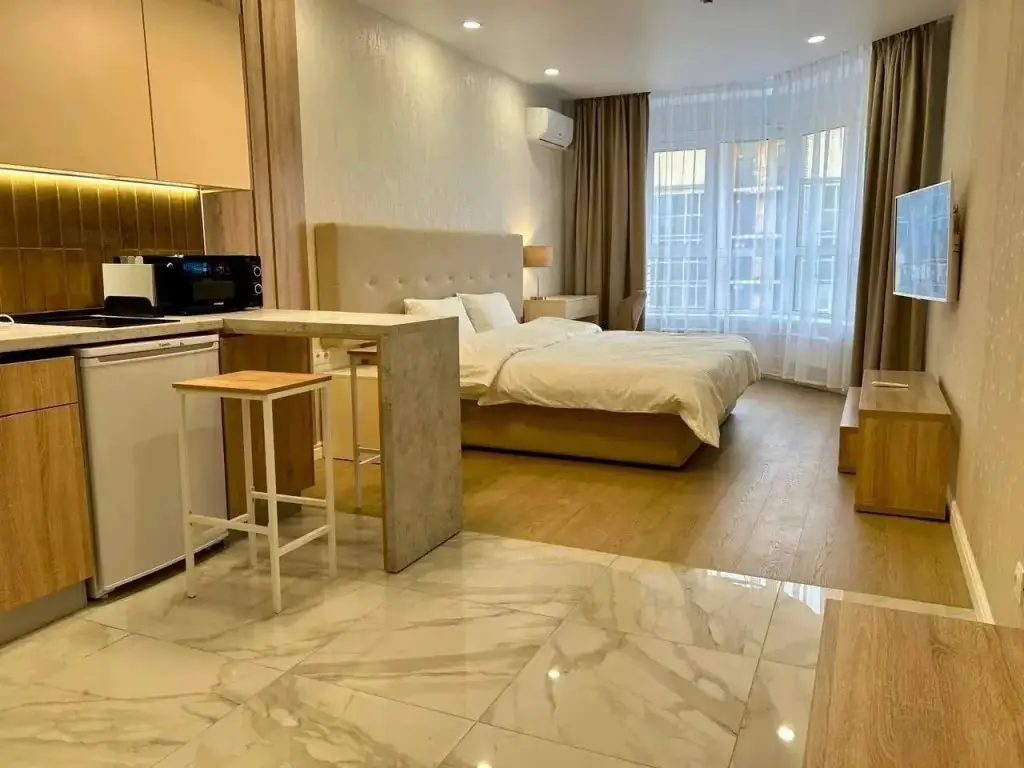 Квартира Студия на Улице Партизана Железняка 38 — фото 1