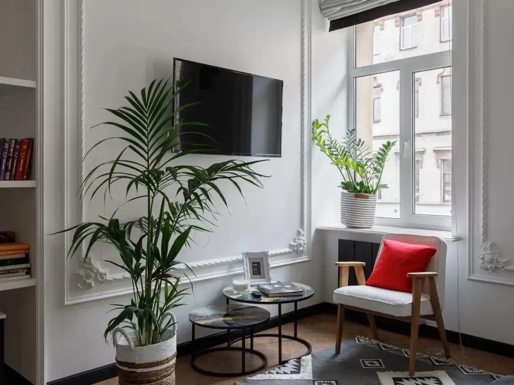 Апартаменты D apartments белая студия с гостиной зоной у Летнего сада и Михайловского замка — фото 1
