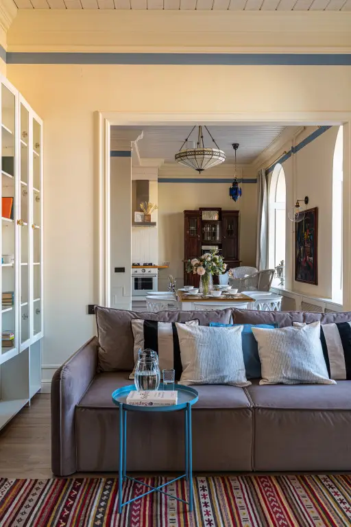 Санкт-Петербург: Апартаменты D apartments c 2-мя спальнями, эркером и видом на Фонтанку №26