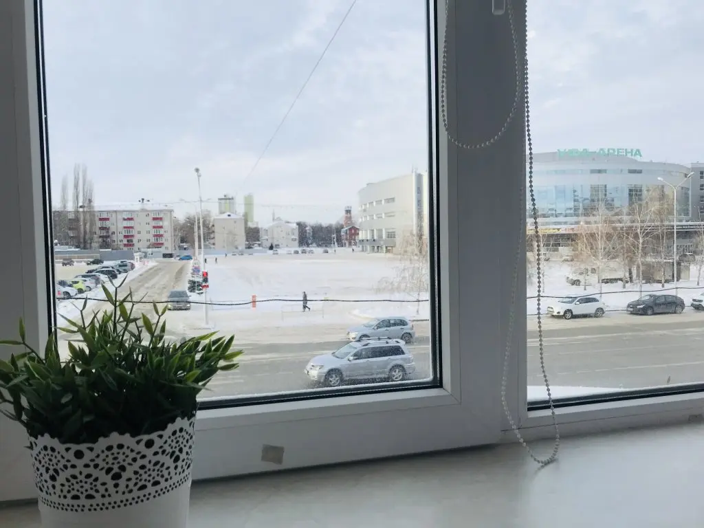 Уфа: Апартаменты с Видом на ЛЕДОВЫЙ ДВОРЕЦ