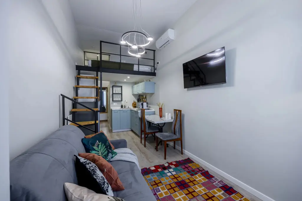 Москва: Апартаменты студия, 18 м², 2 кровати