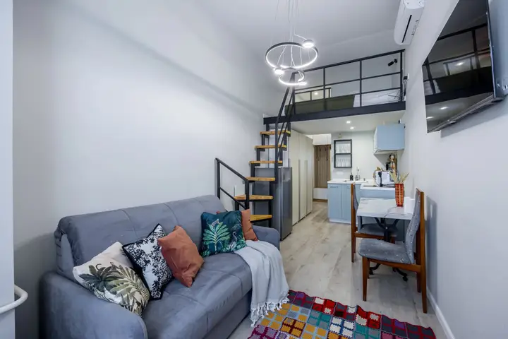 Москва: Апартаменты студия, 18 м², 2 кровати