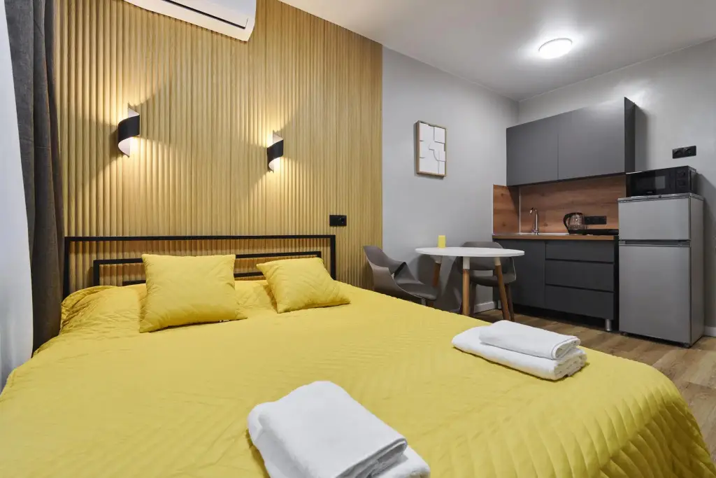 Москва: MOKO Apartments на улице Новоостаповская 20