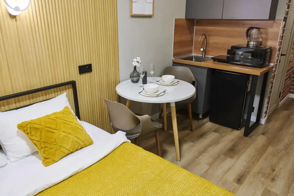 Москва: MOKO Apartments на улице Новоостаповская 20