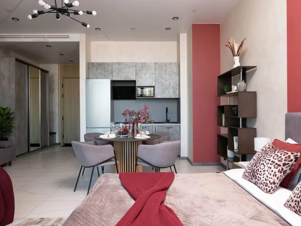 Москва: Квартира GM Apartments Леопард в Бордо на 61 этаже в Москва-Сити
