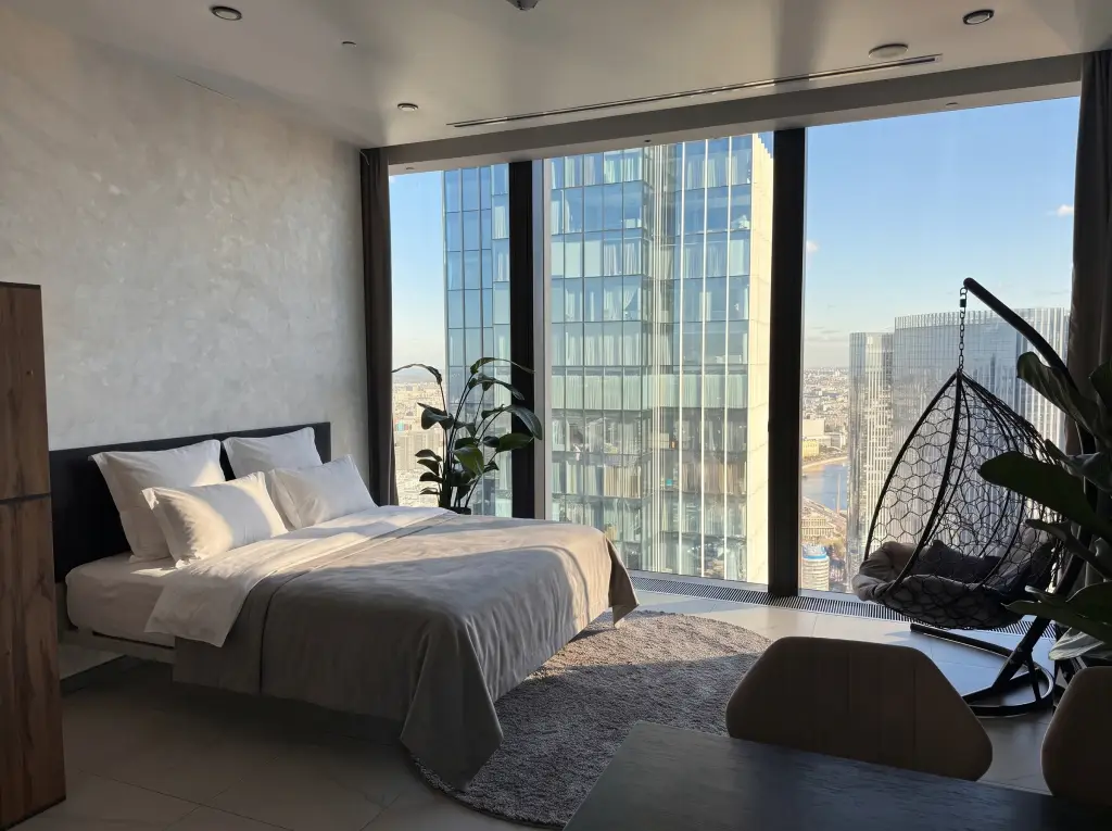 Москва: Апартаменты GM видовая студия на 61 этаже в Москва-Сити