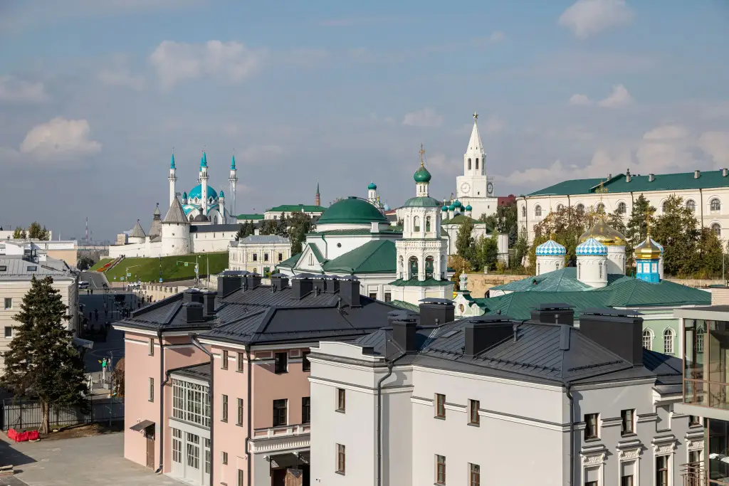 Казань: Апартаменты Сибирские Номера в Историческом Центре Казани с Видом на Кремль