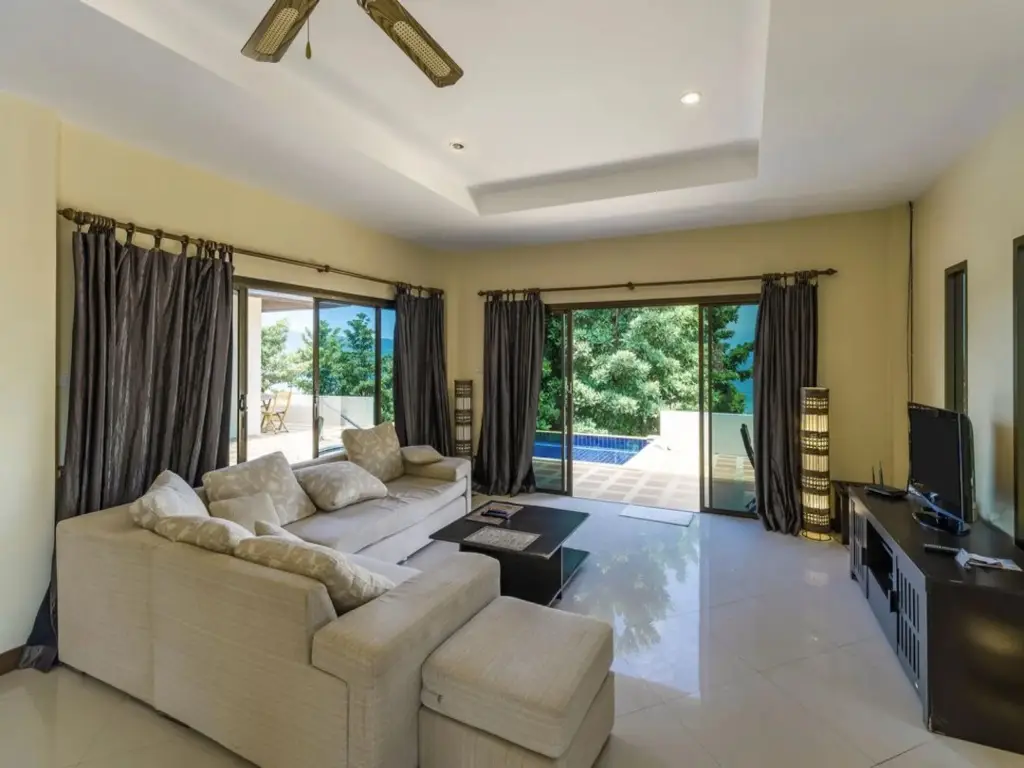 Самуи: 4 Bedroom Sea View Villa - Pad Thai