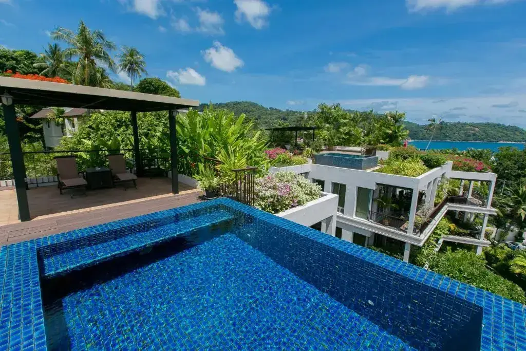 Муанг: Kata Gardens Penthouse sea view 4C near Kata Noi Beach