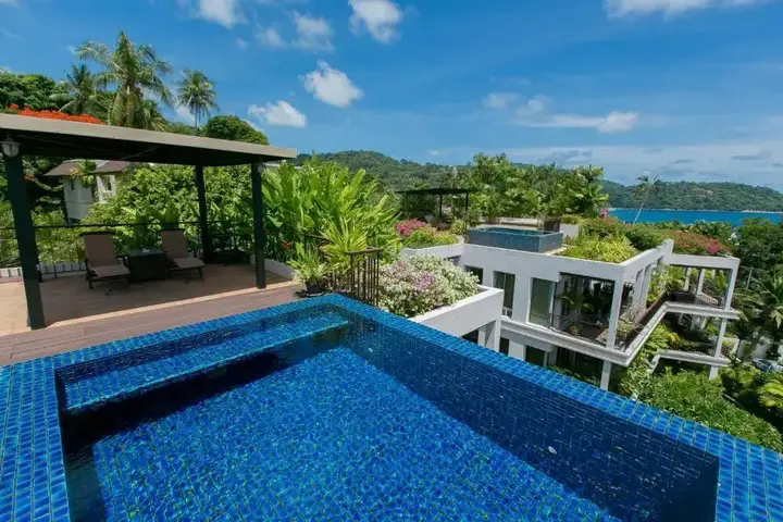 Муанг: Kata Gardens Penthouse sea view 4C near Kata Noi Beach