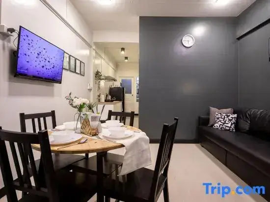 Бангкок: T5 2 Bedrooms/6guests/full kitchen/1 min to BTS