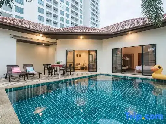 Паттайя: AnB poolvilla 2BR with private beach in pratamnak