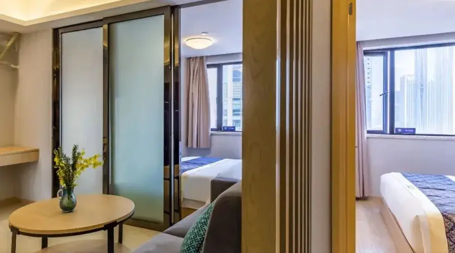 Чанша: Sweetome Family Apartment (Changsha Financial Centre Cade Square)