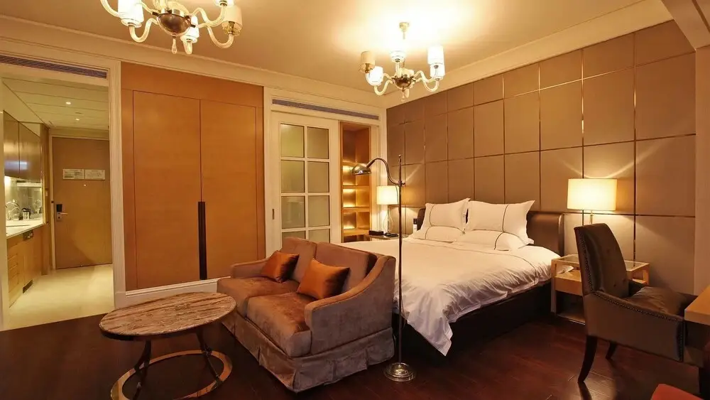 Нанкин: Yurun Zhongyang Gongguan Executive Apartment Hotel (Nanjing Olympic Sports Center)