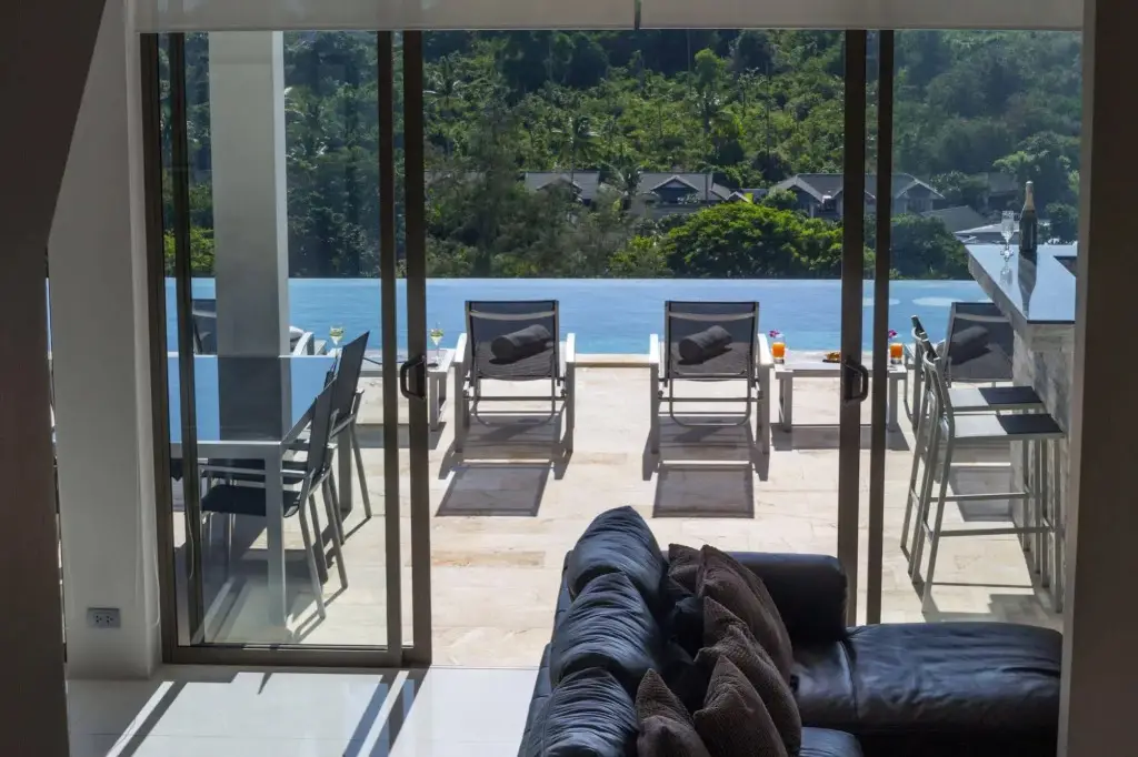 Самуи: RED SKY beach view villa