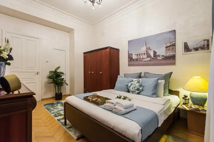 Москва: Квартира GM Apartments на Москва-реке с Видом на Набережную и Сталинскую высотку
