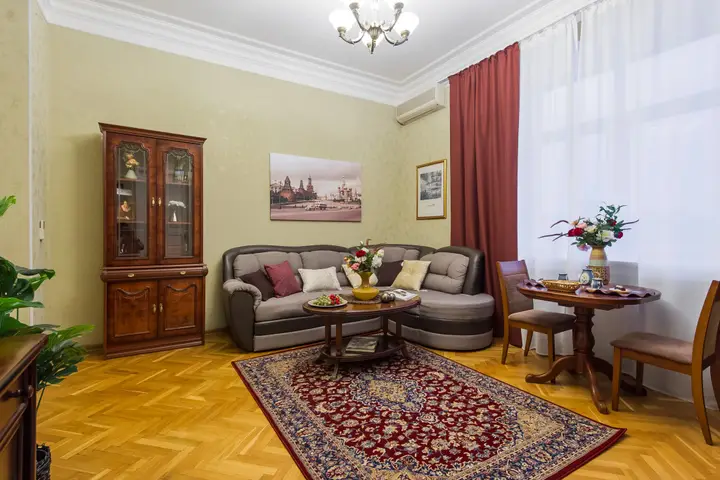 Москва: Квартира GM Apartments на Москва-реке с Видом на Набережную и Сталинскую высотку