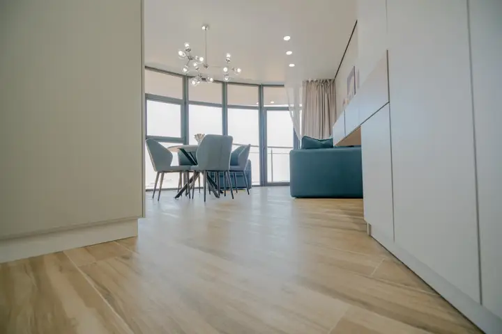 Алушта: Апартаменты с отдельной спальней LS-Lux-Soft Blue с видом на море и горы с 10 этажа
