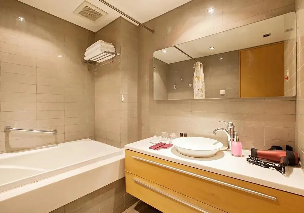Пекин: Shiyu Round-bed Theme Service Apartment