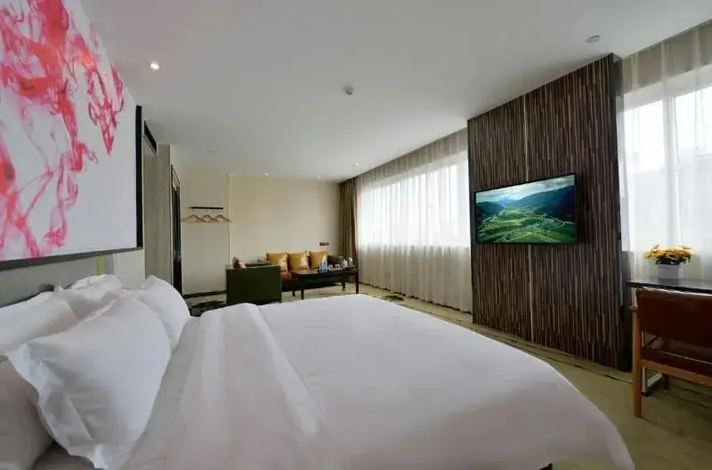 Сиань: Lemon Man Sha Hotel (Xi'an Bell Tower Metro Station, Zhonglou)