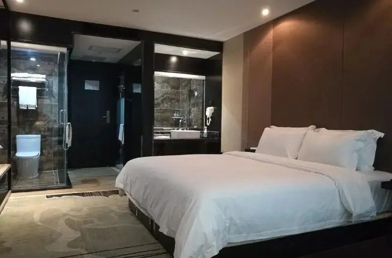 Сиань: Lemon Man Sha Hotel (Xi'an Bell Tower Metro Station, Zhonglou)
