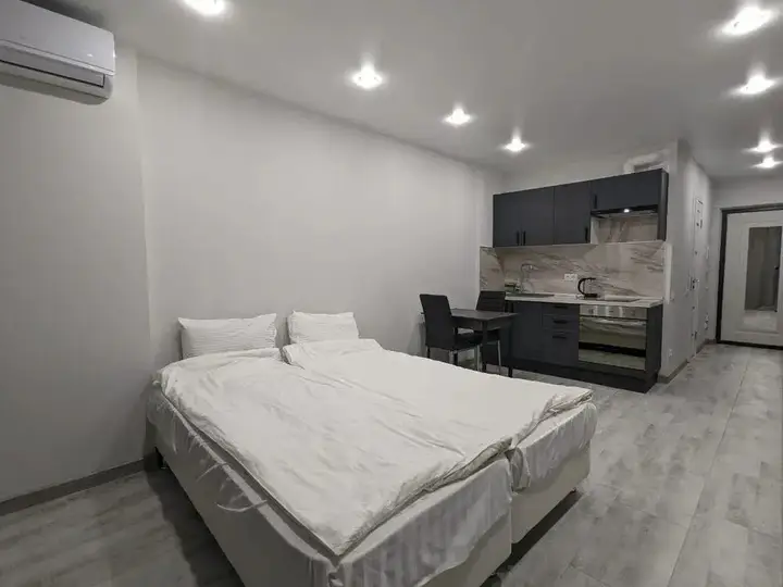 Самара: Апартаменты RentHome студия Грей на Южном шоссе у ТЦ Амбар