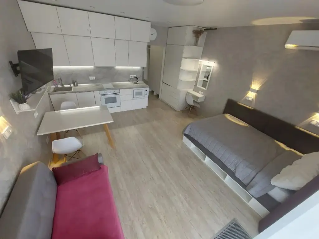 Квартира 1-Комнатная 37,5 м² 2 Кровати — фото 1