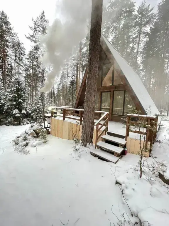 Пряжа: Частный дом Уютный дoм A-frame