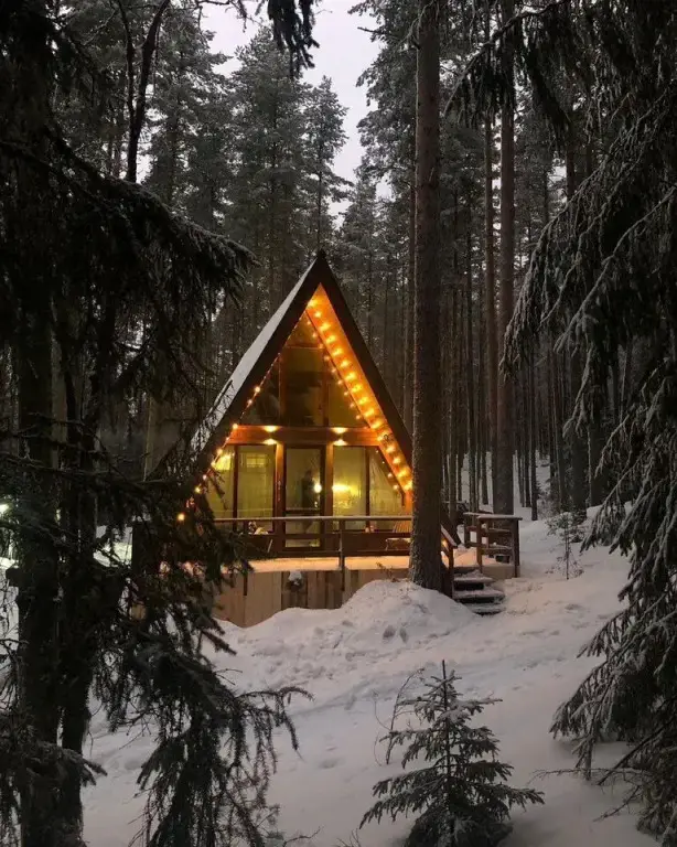 Пряжа: Частный дом Уютный дoм A-frame
